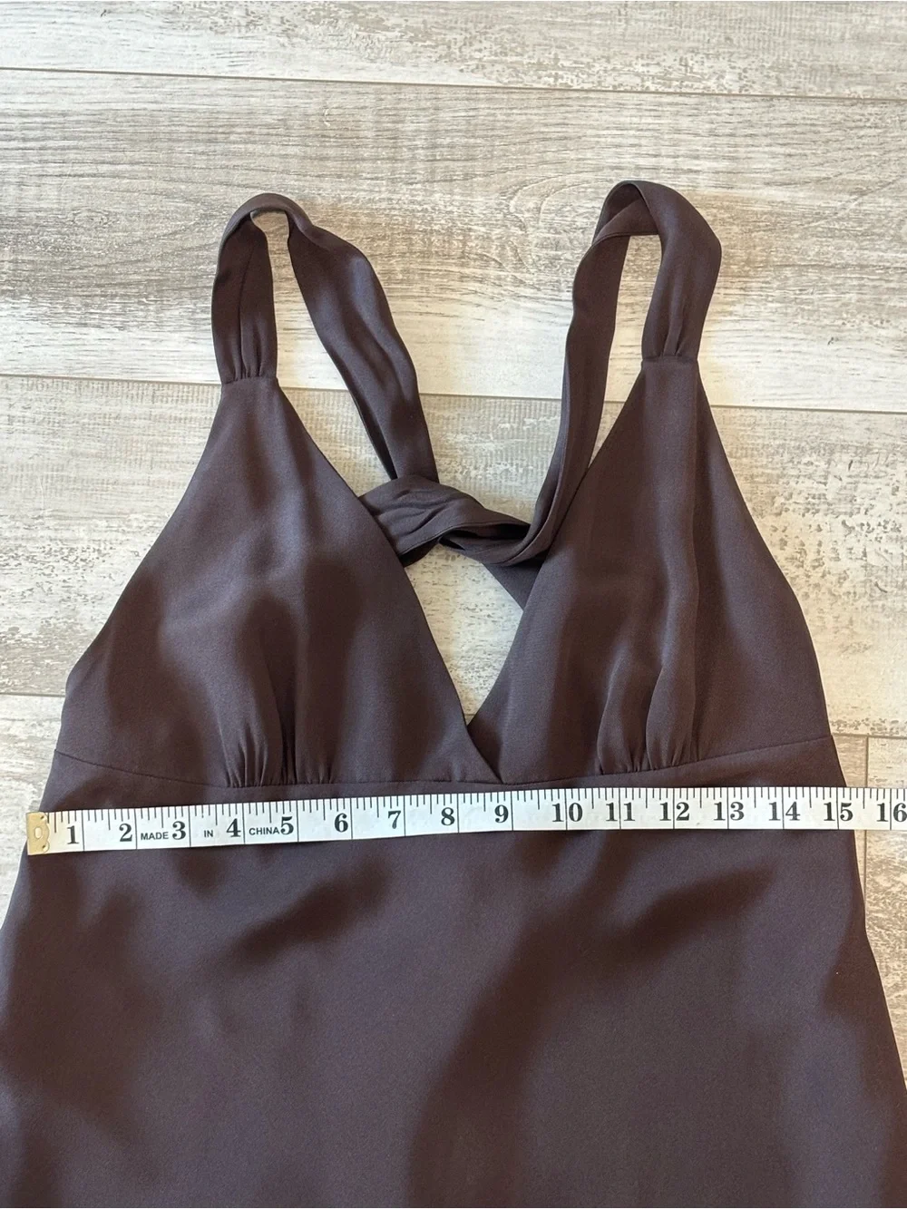Rare! Vintage J.Crew Chocolate Brown Silk Dress